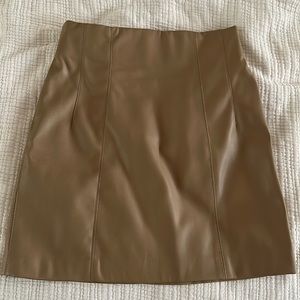 Leather skirt